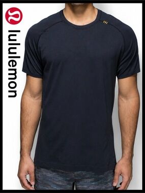 Lululemon Metal Vent Tech Short Sleeve Men’s T-Shirt Deep Navy Size (M)